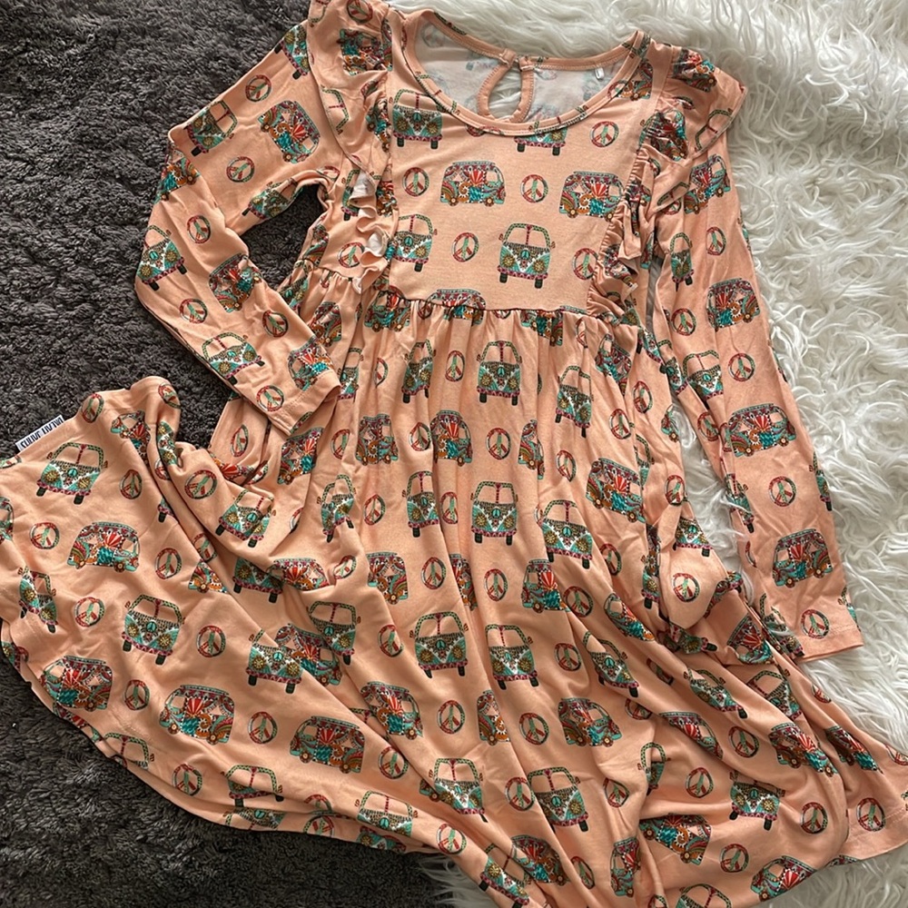Dream Jamms 6T Hippie Bus Twirl Dress